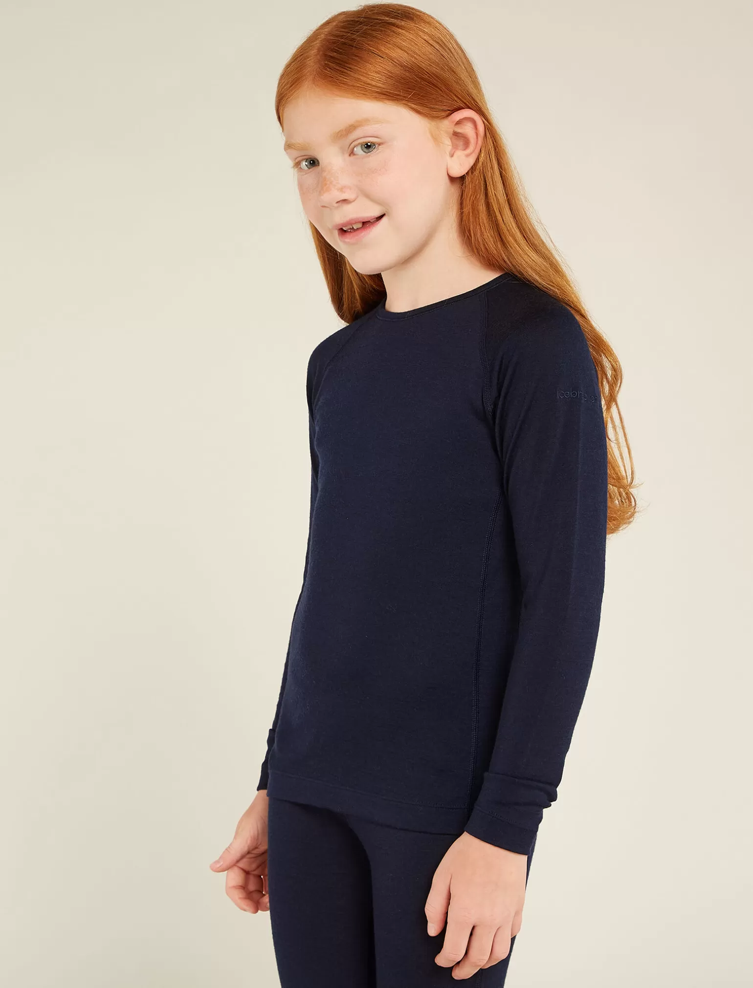 Kids Icebreaker Kids' Merino 200 Oasis Long Sleeve Crew Neck Thermal Top