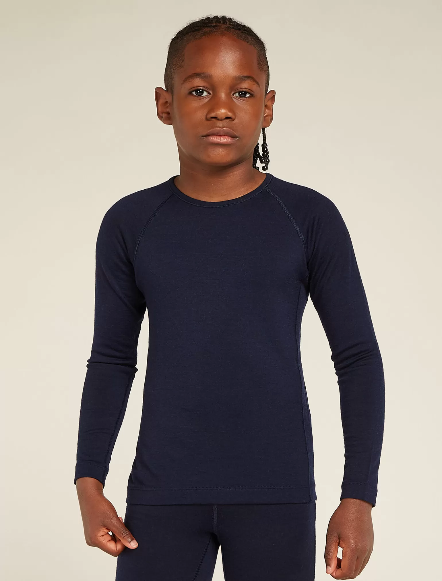 Kids Icebreaker Kids' Merino 200 Oasis Long Sleeve Crew Neck Thermal Top