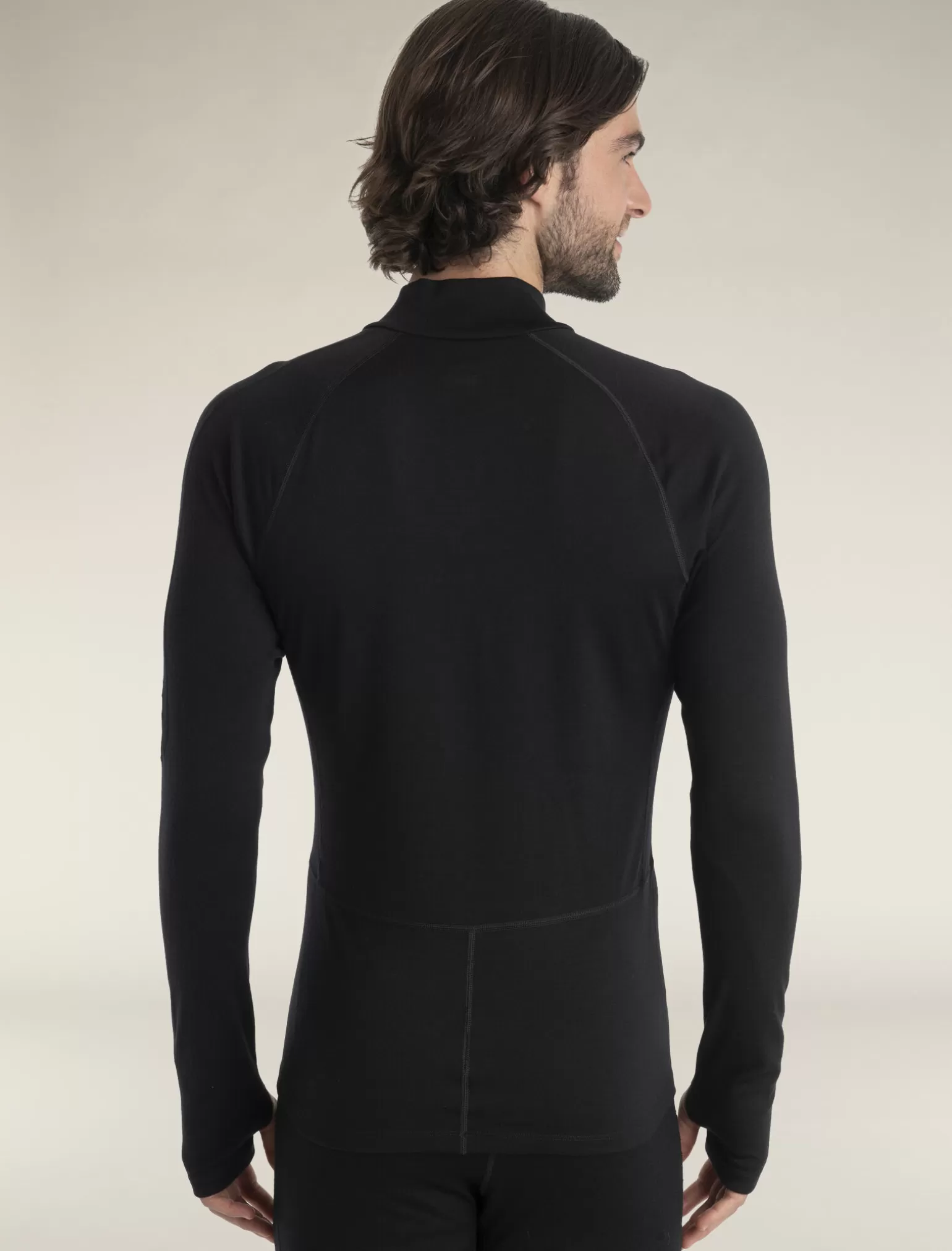 Icebreaker Men's 300 MerinoFine™ Polar Long Sleeve Half Zip Thermal Top