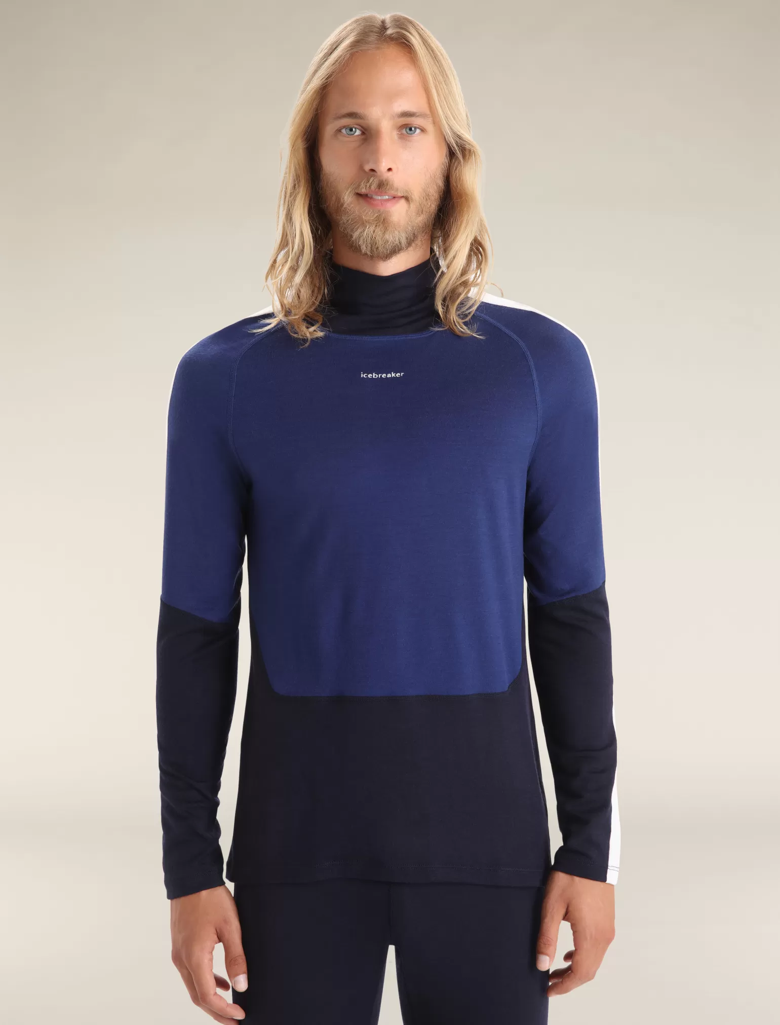 Icebreaker Men's 200 Sonebula Long Sleeve High Neck Thermal Top