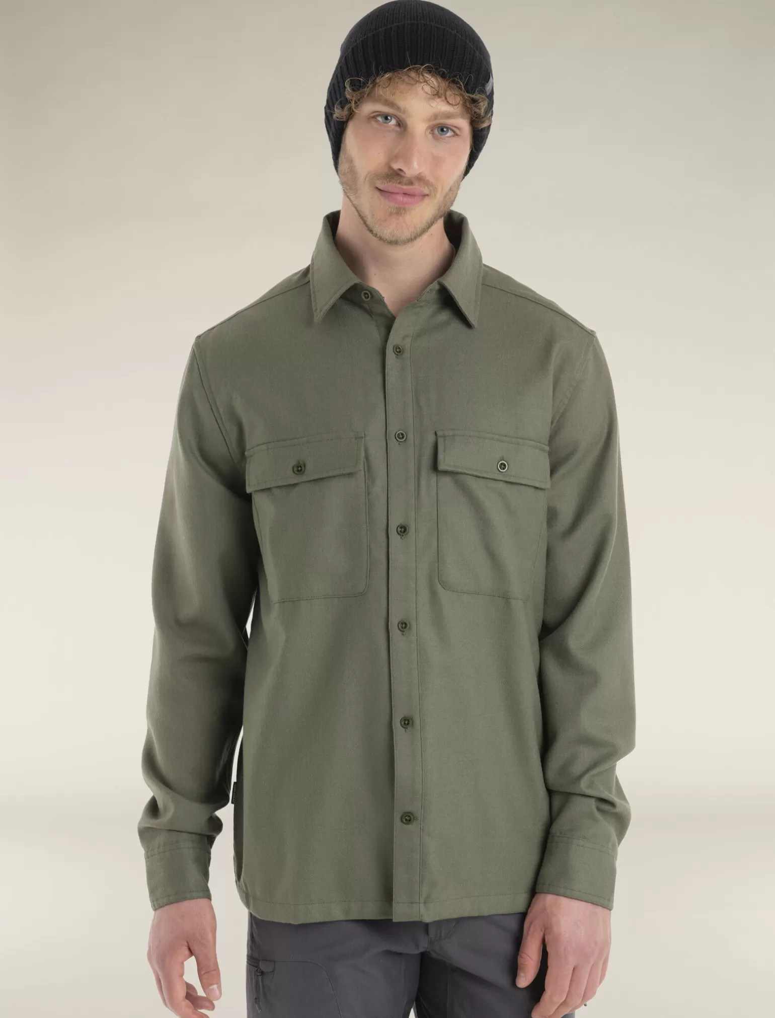 Icebreaker Men's Merino 200 Dawnder Long Sleeve Flannel Shirt