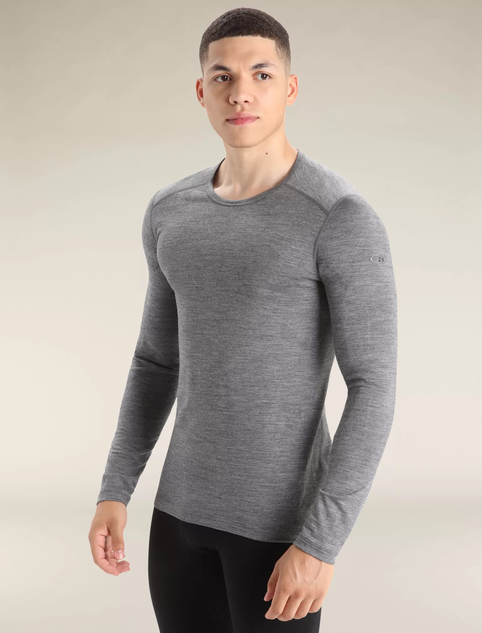 Icebreaker Men's Merino 200 Oasis Long Sleeve Crew Neck Thermal Top