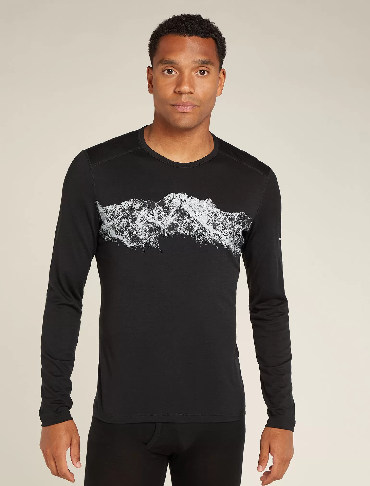 Icebreaker Men's Merino 200 Oasis Long Sleeve Crewe Thermal Top Remarkables