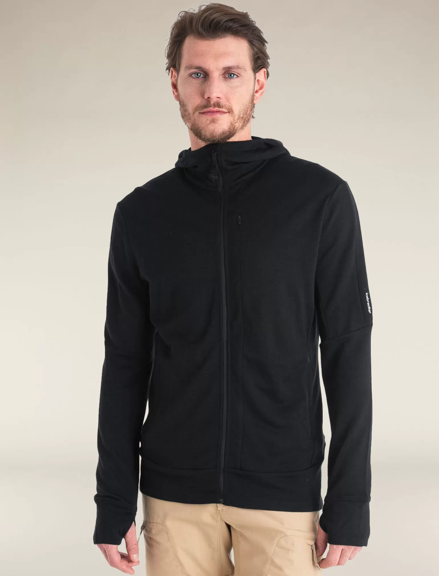 Icebreaker Men's Merino 260 Quantum Long Sleeve Zip Hoodie