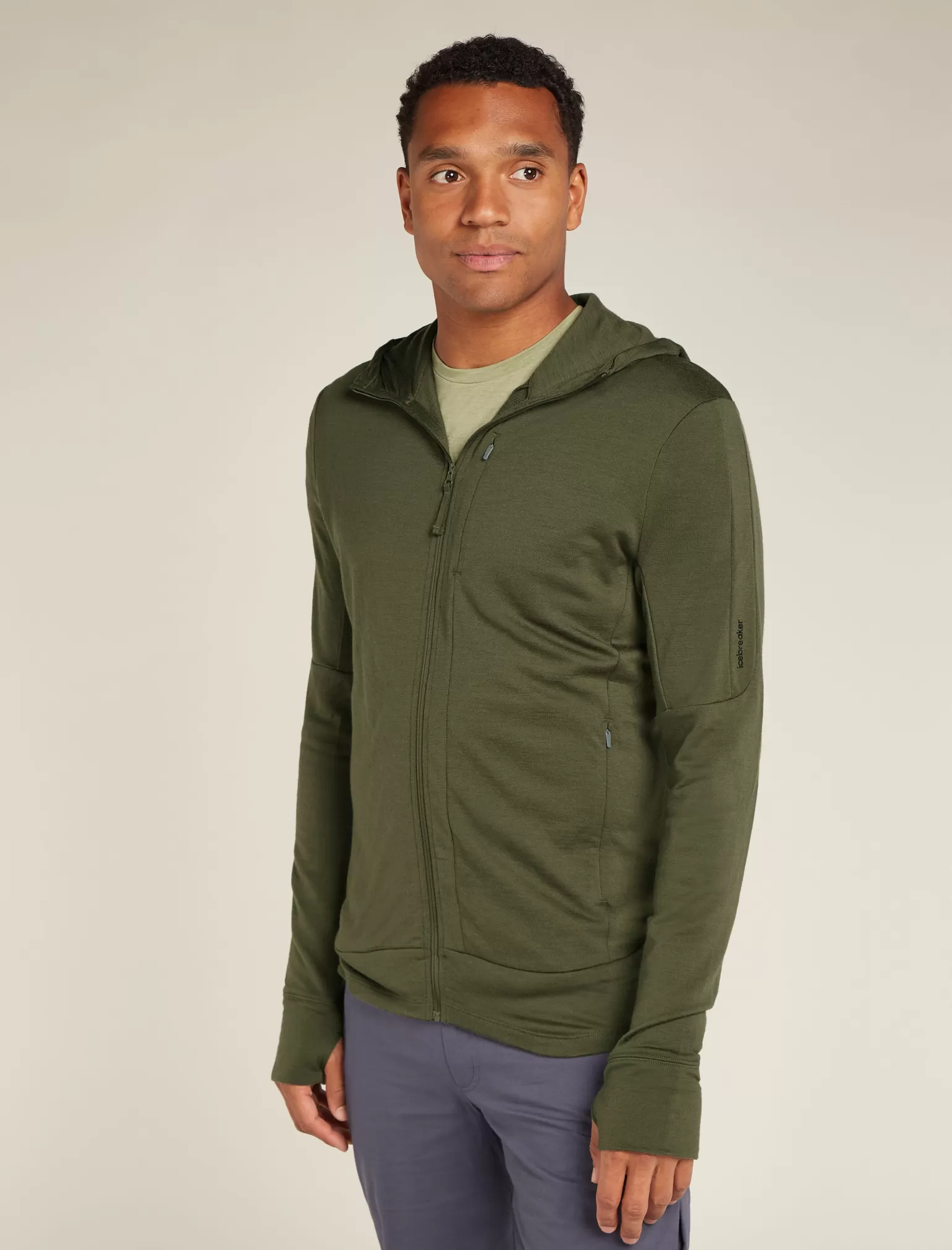 Icebreaker Men's Merino 260 Quantum Long Sleeve Zip Hoodie