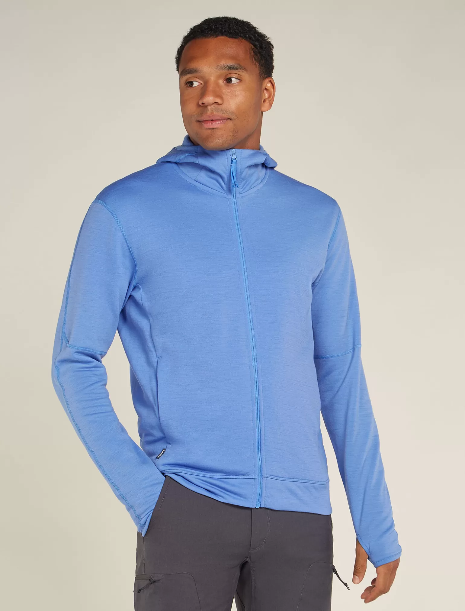 Icebreaker Men's Merino 360 Realfleece™ Elemental Long Sleeve Zip Hoodie