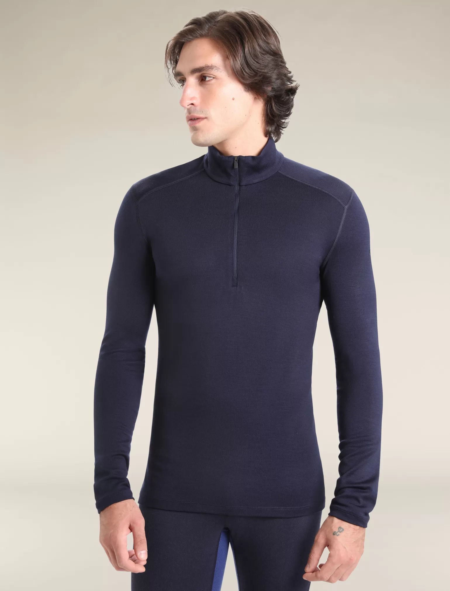 Icebreaker Men's Merino 260 Tech Long Sleeve Half Zip Thermal Top