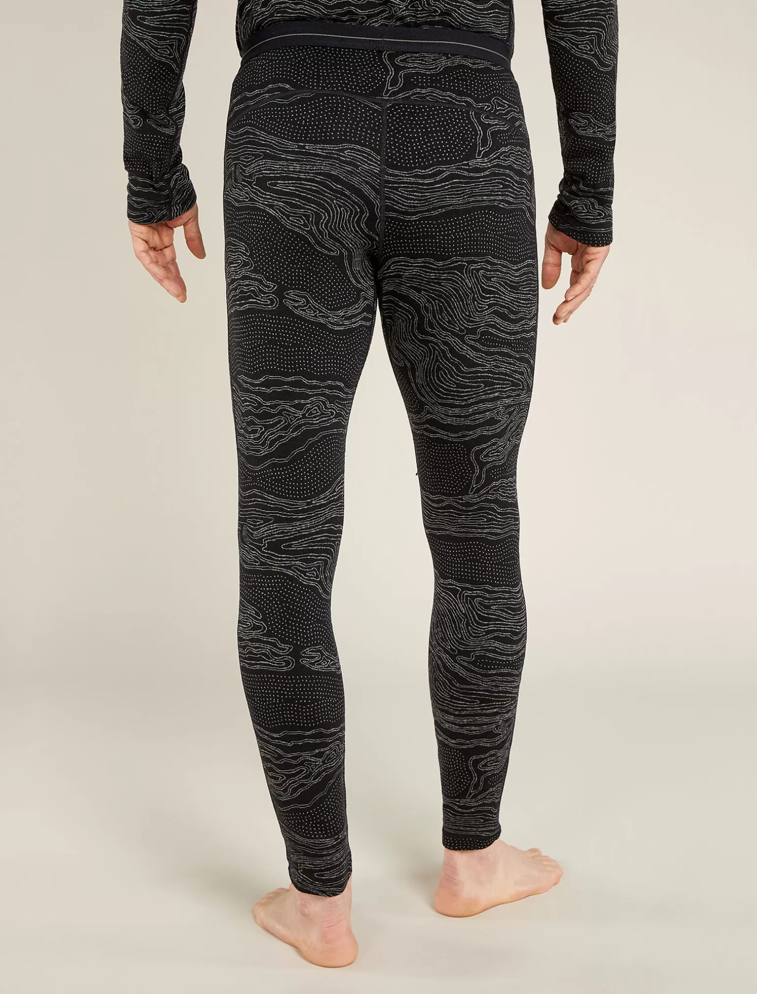 Icebreaker Men's Merino 260 Vertex Thermal Leggings Snow Guide