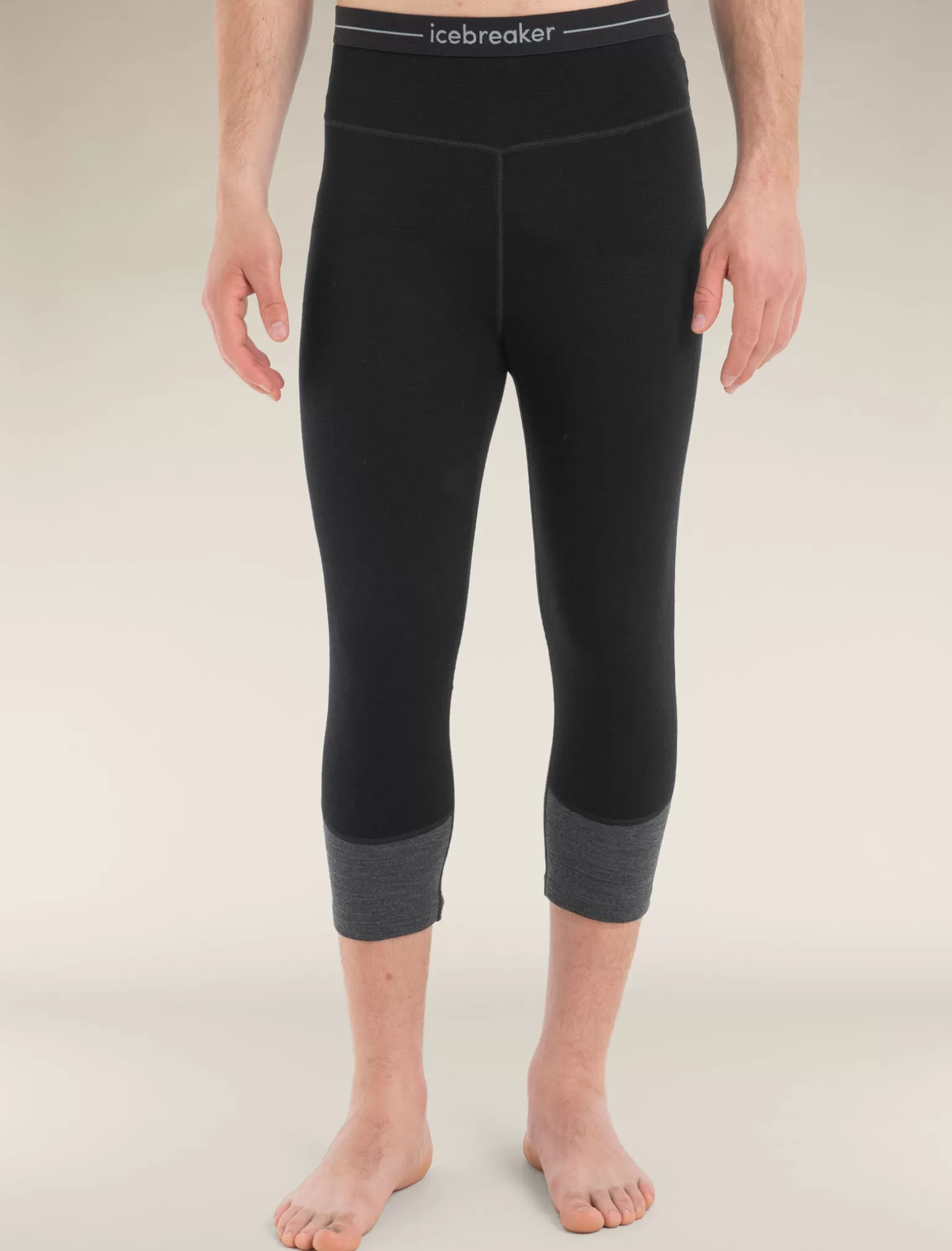 Icebreaker Men's Merino 260 ZoneKnit™ 3/4 Thermal Leggings