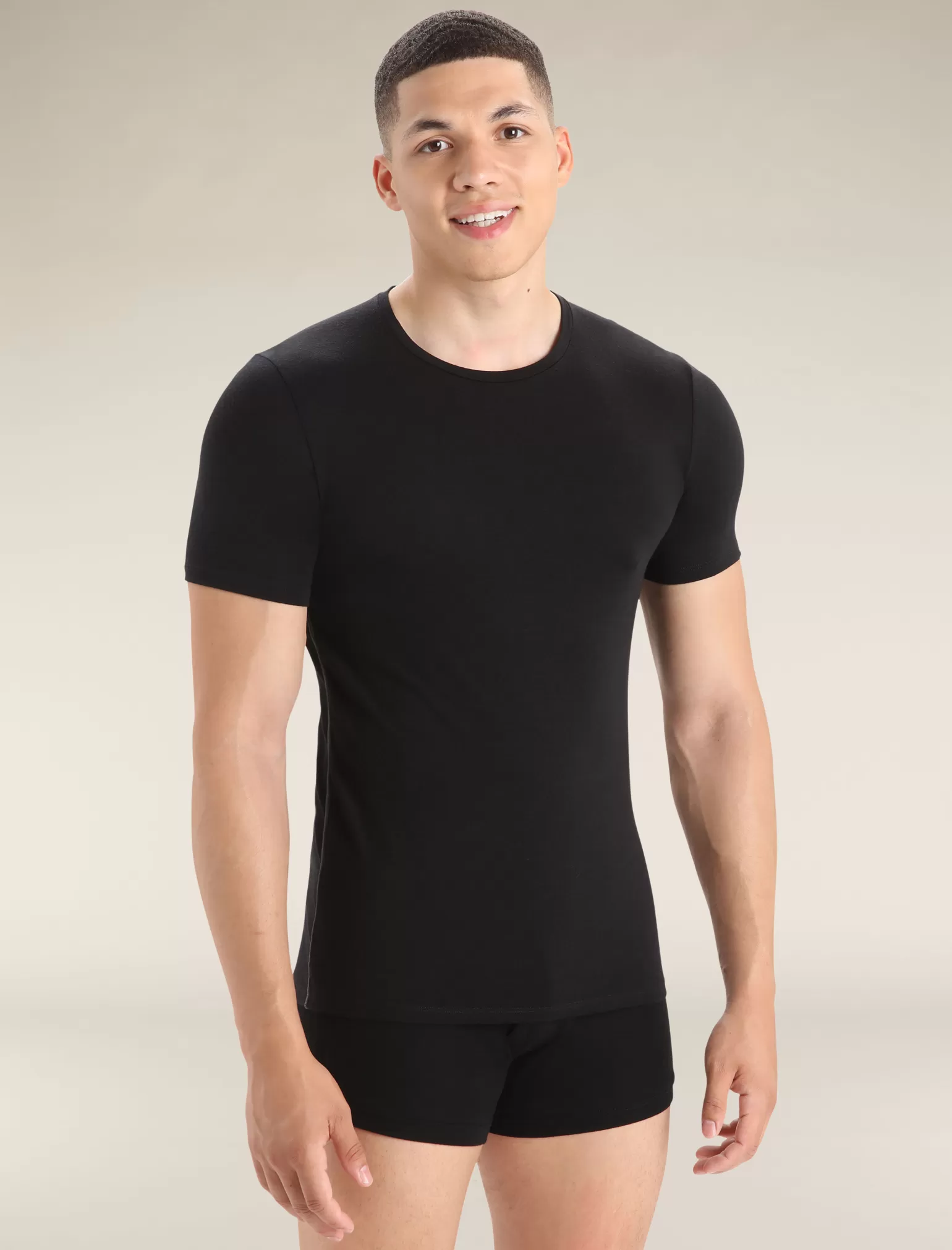 Icebreaker Men's Merino Anatomica Short Sleeve Crew Neck Tee