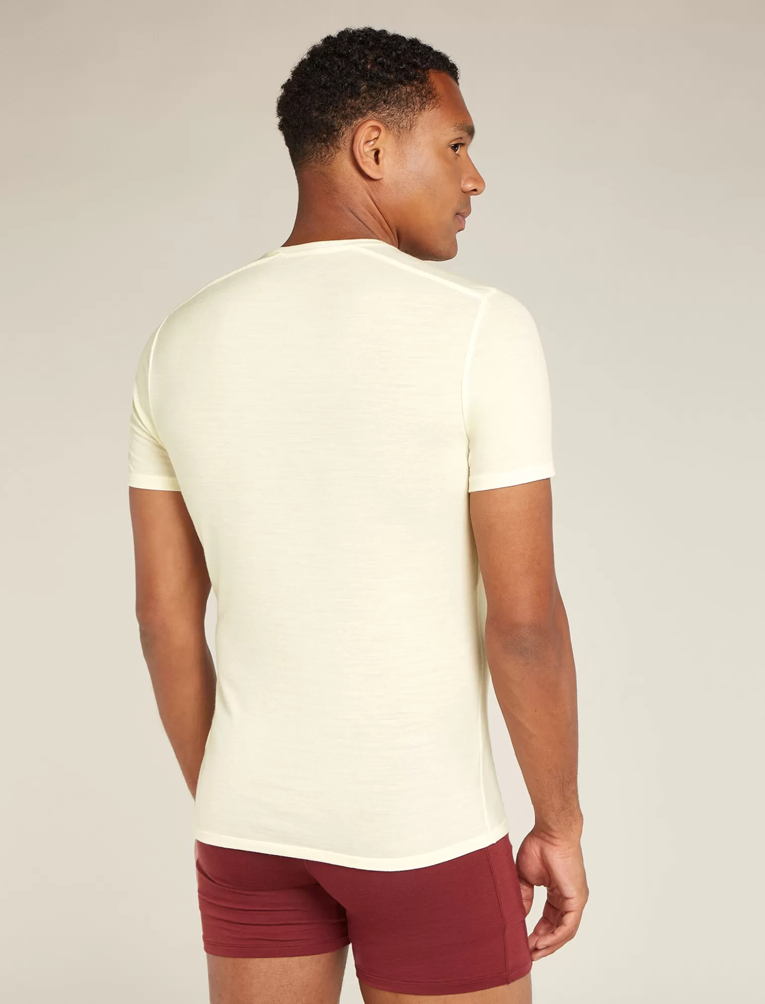 Icebreaker Men's Merino Anatomica Short Sleeve Crew Neck Tee