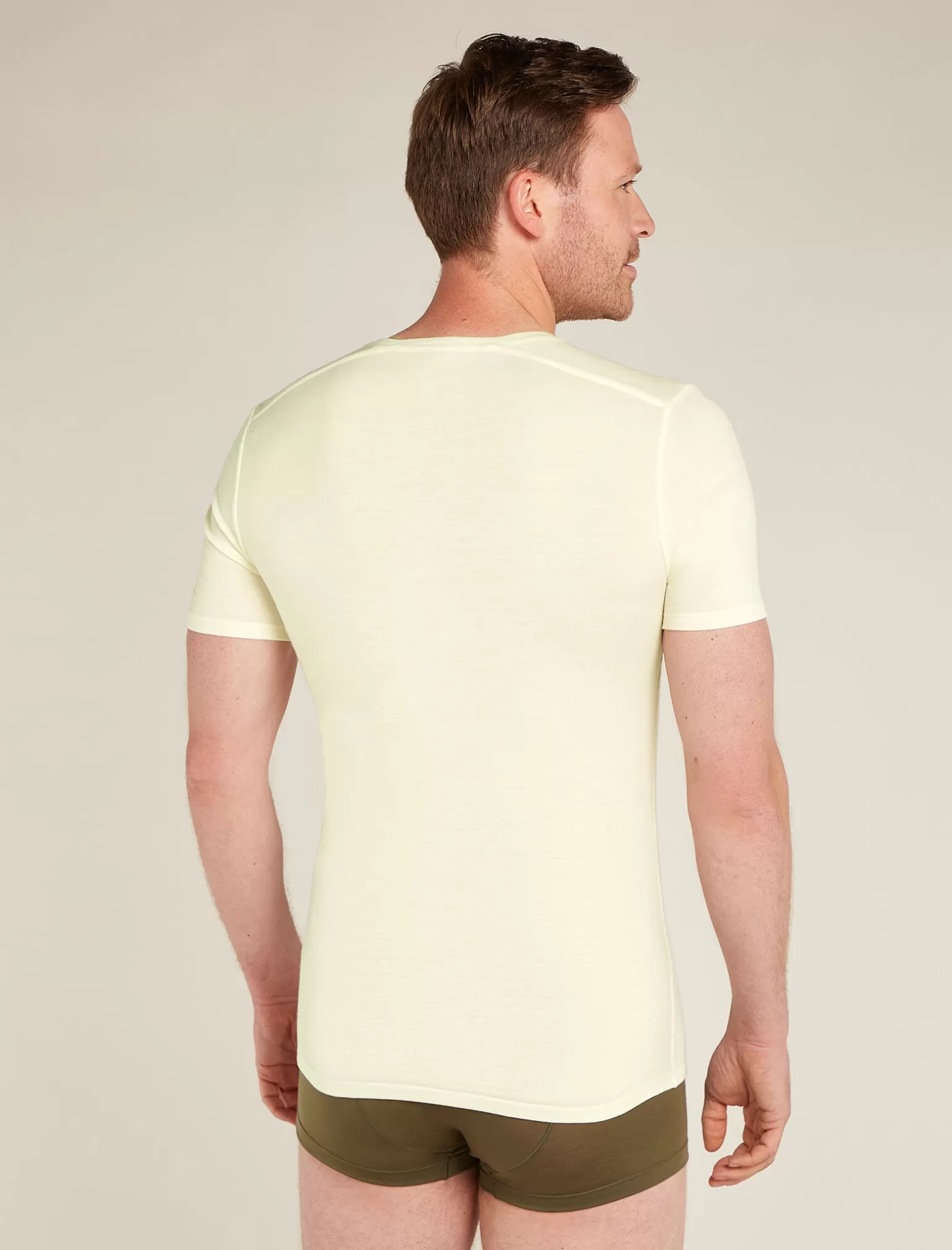 Icebreaker Men's Merino Anatomica Short Sleeve V Neck Tee