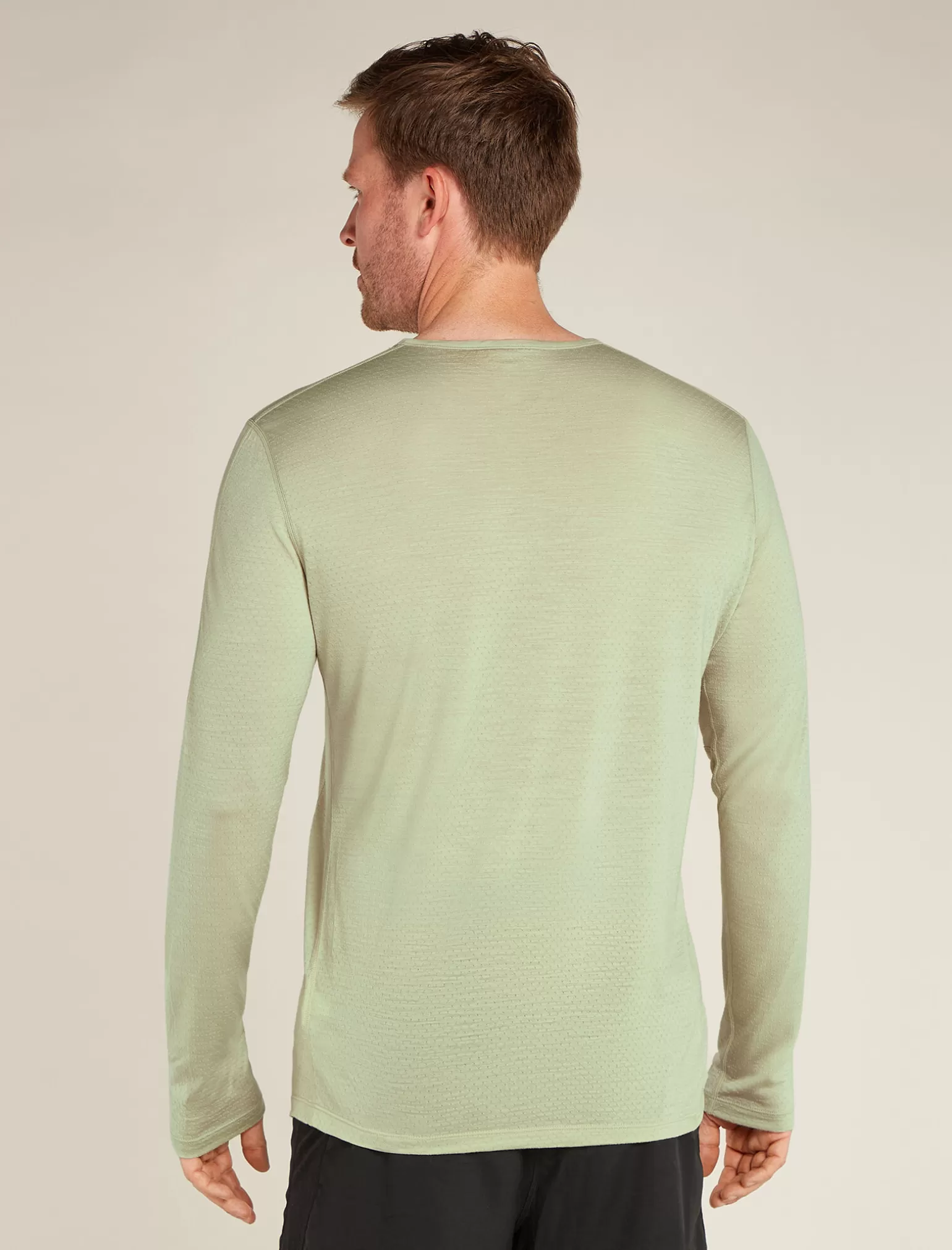 Icebreaker Men's Merino Blend 125 ZoneKnit™ Energy Wind Long Sleeve T-Shirt