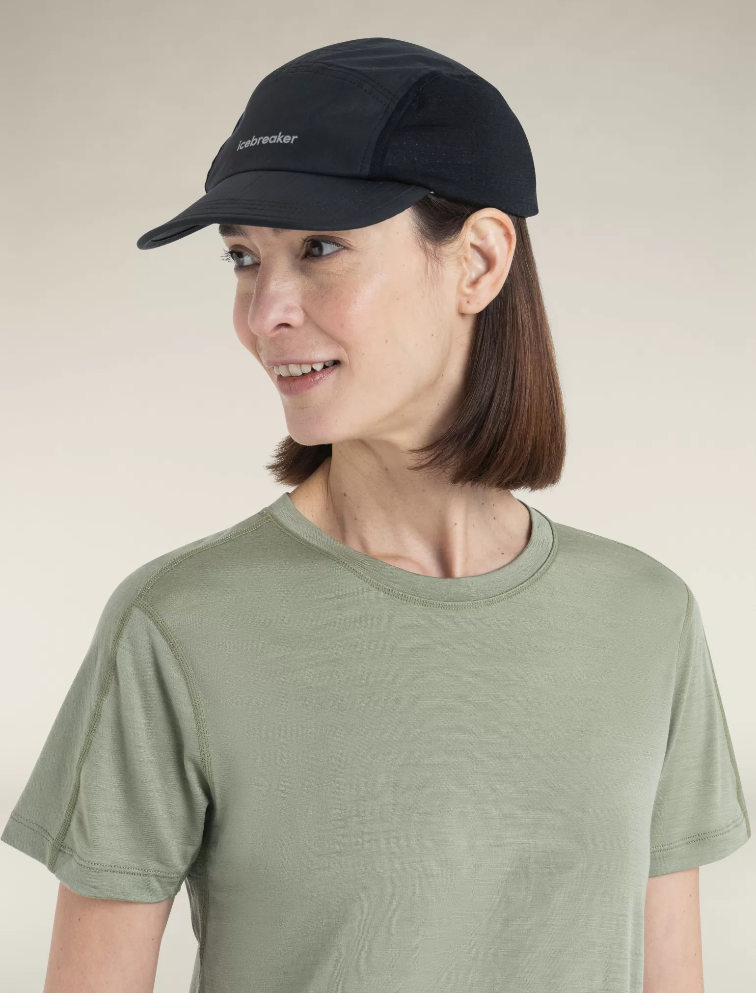 Women Icebreaker Unisex Merino Blend Shell+™ Windbreaker 5 Panel Cap