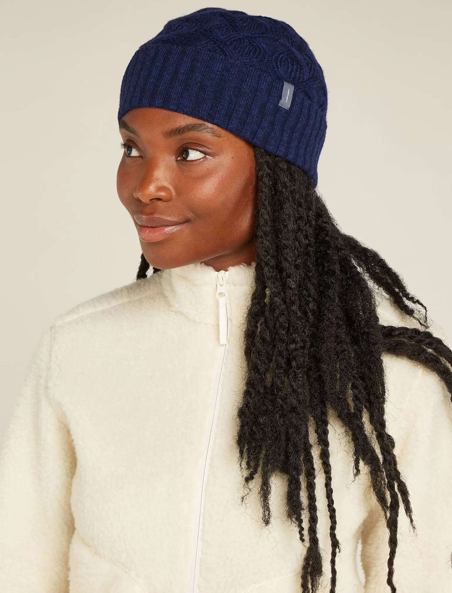 Women Icebreaker Unisex Merino Cable Knit Beanie