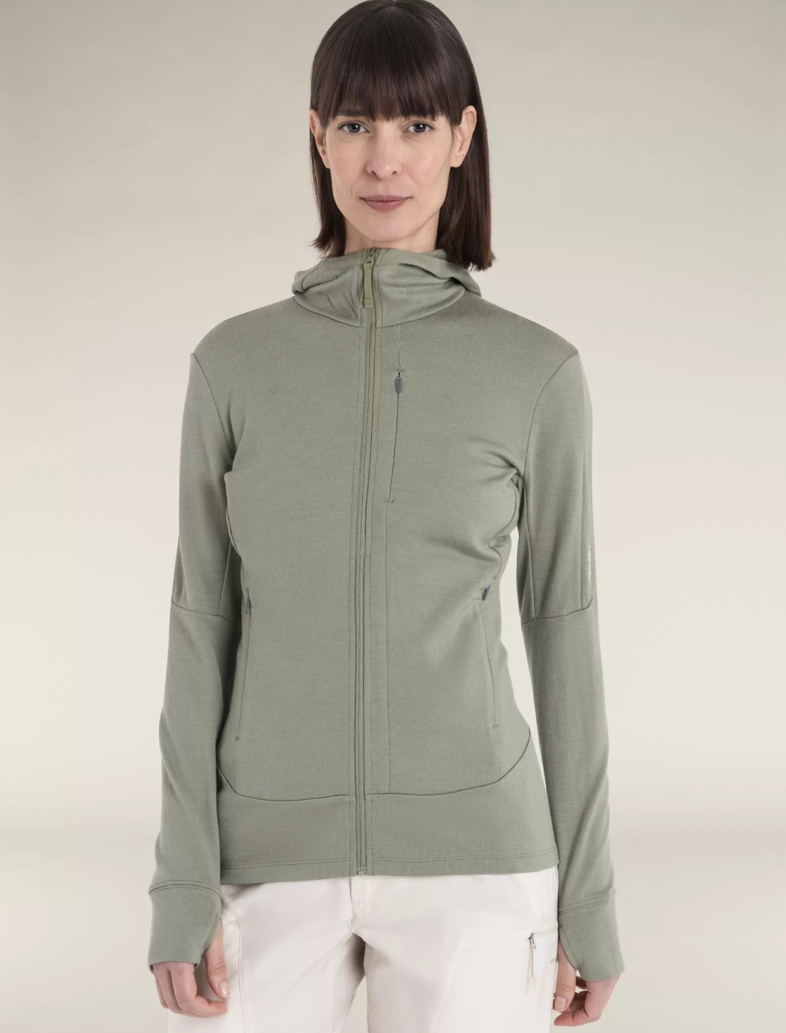 Women Icebreaker Women's Merino 260 Quantum Long Sleeve Zip Hoodie