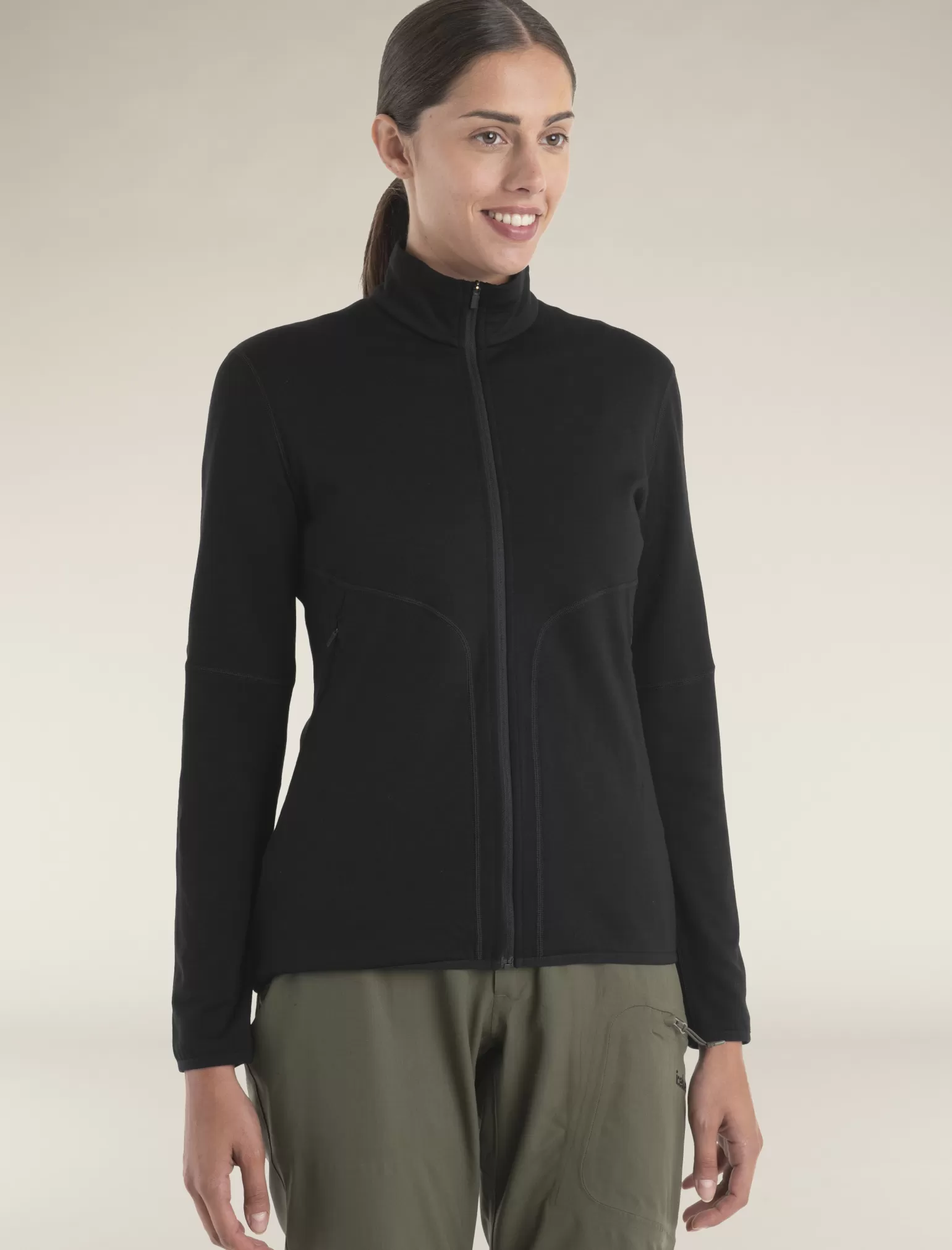 Women Icebreaker Women's Merino 560 Realfleece™ Elemental Long Sleeve Zip