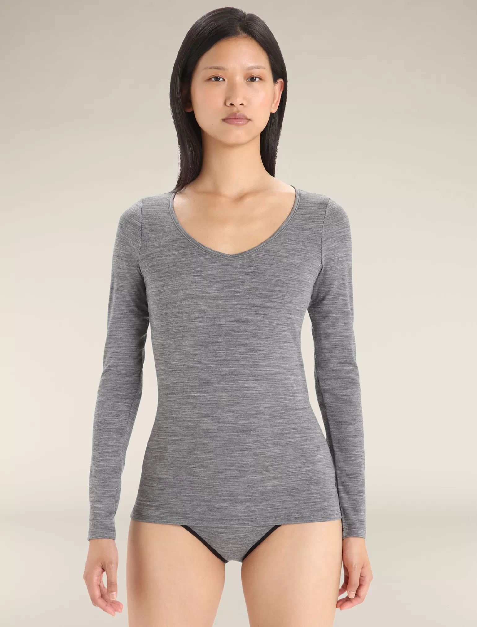 Women Icebreaker Women's Merino 150 Siren Long Sleeve Sweetheart Top