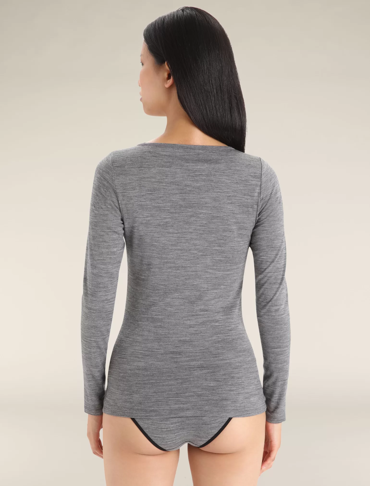 Women Icebreaker Women's Merino 150 Siren Long Sleeve Sweetheart Top