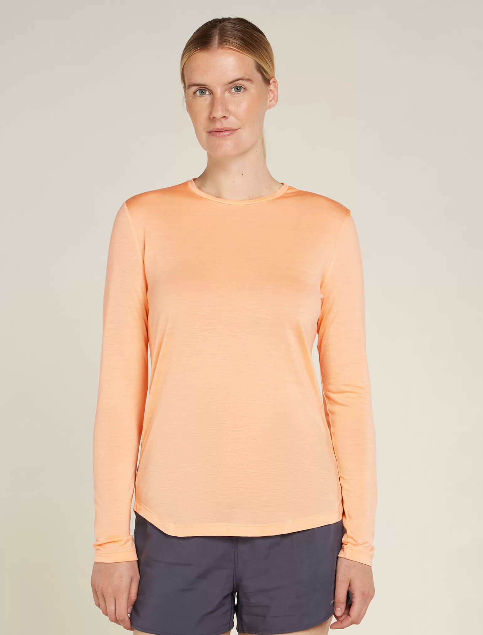 Women Icebreaker Women's Merino Blend 125 Cool-Lite™ Sphere Long Sleeve T-Shirt