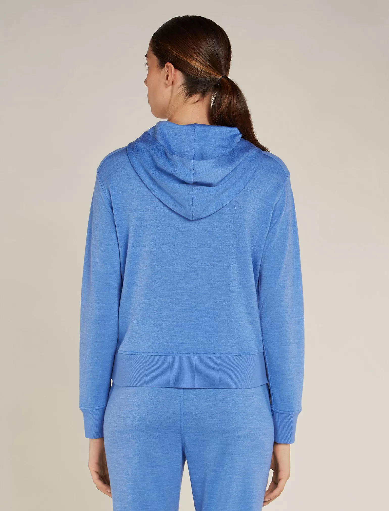 Women Icebreaker Women's Merino Blend 200 Crush Long Sleeve Hoodie