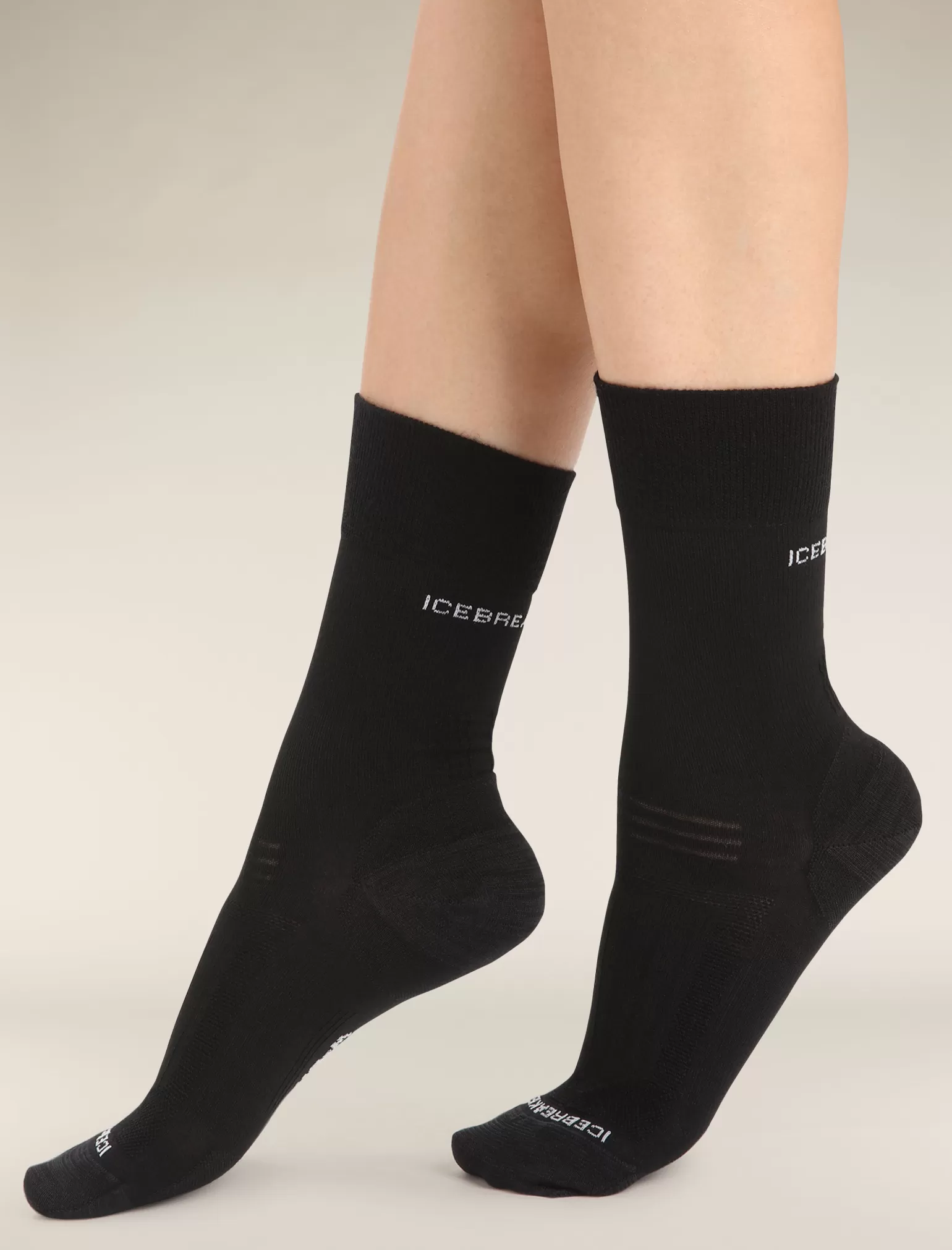 Women Icebreaker Women's Merino Hike Liner Crew Socks